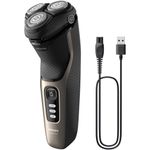 Ingrijire personala si Cosmetice - Aparate & accesorii ingrijire personala - Aparate de ras si tuns - Aparate de ras electrice - Aparat de ras PHILIPS Shaver Seria 3000 S3242/12, barbierit umed şi uscat, fara fir, capete 5D pivotante si flexibile, l - Infinity.ro