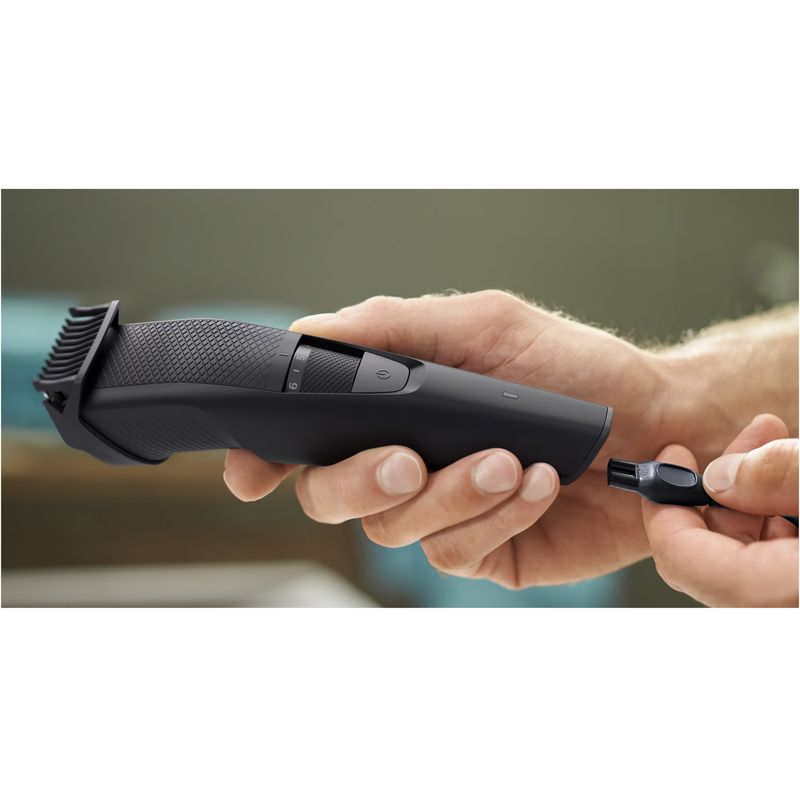 Ingrijire personala si Cosmetice - Aparate & accesorii ingrijire personala - Aparate de ras si tuns - Aparate de tuns - Aparat de tuns barba PHILIPS BT3234/15, Lame din otel inoxidabil cu ascutire automata, 0.5-10mm, utilizare fara fir, 60 - Infinity.ro