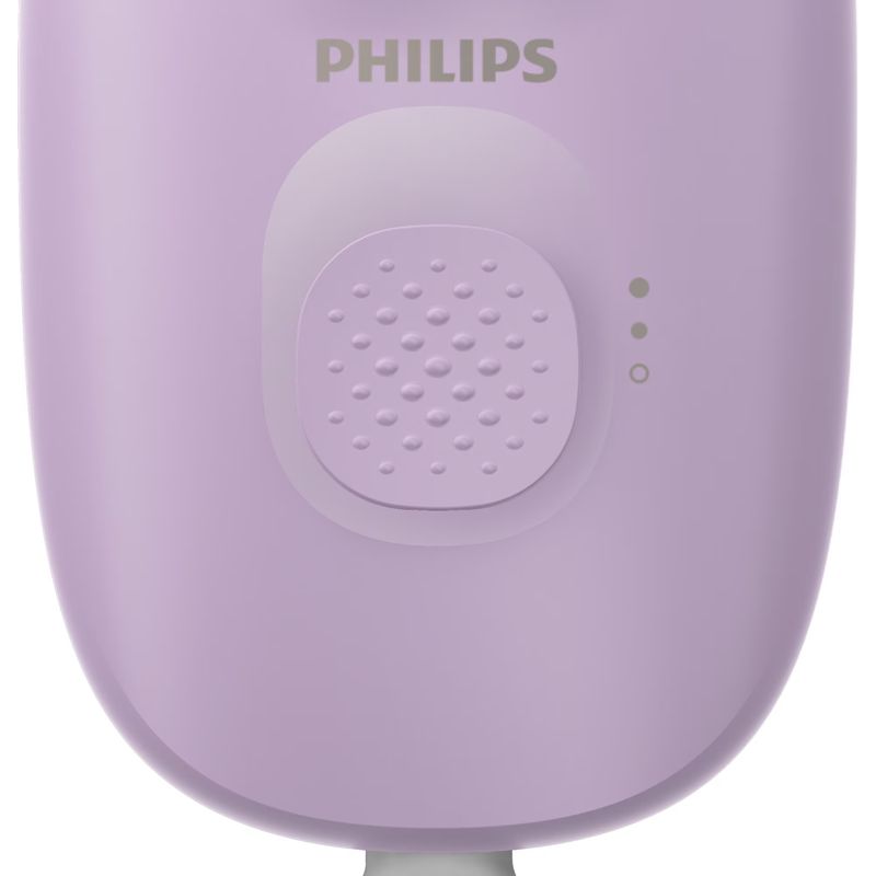 Ingrijire personala si Cosmetice - Aparate & accesorii ingrijire personala - Epilatoare si accesorii - Epilatoare - Epilator Philips Seria 4000 BRE257/00, 2 setari de viteza, cap de epilare lavabil, 4 accesorii, Lila - Infinity.ro