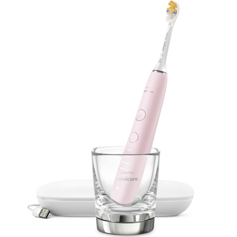 Ingrijire personala si Cosmetice - Igiena dentara - Periute de dinti electrice - Periuta electrica sonica Philips Sonicare HX9911/21 Diamond Clean 9000 HX9911/21, 4 moduri de periere, 3 intensitati, 1 - Infinity.ro