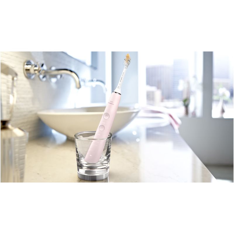 Ingrijire personala si Cosmetice - Igiena dentara - Periute de dinti electrice - Periuta electrica sonica Philips Sonicare HX9911/21 Diamond Clean 9000 HX9911/21, 4 moduri de periere, 3 intensitati, 1 - Infinity.ro