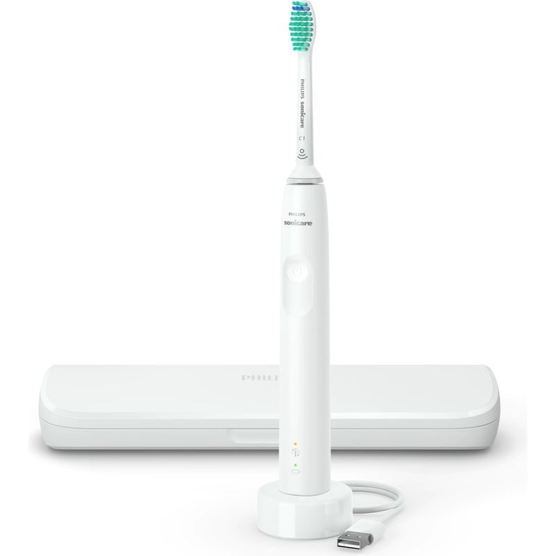 Ingrijire personala si Cosmetice - Igiena dentara - Periute de dinti electrice - Periuta de dinti sonica electrica Philips Sonicare Seria 3100 HX3673/13, 31000 miscari/minut, 1 mod de curatare, senzor - Infinity.ro