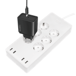Casa si Gradina - Electrice - Accesorii electrice - Prelungitoare, triple, fise - Prelungitor inteligent Logilink SH0105, Wi-Fi, 6 prize, 4x USB-A, 1.8m, Alb - Infinity.ro
