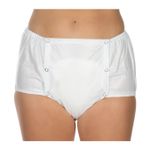 Ingrijire personala si Cosmetice - Ingrijire personala - Igiena intima - Scutece adulti si chiloti incontinenta - Chilot incontinenta nivel 4-5, Suprima, Unisex, PVC, Alb, Marime 38 - Infinity.ro