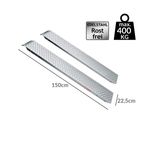 Casa si Gradina - Constructii - Depozitare, transport si protectie - Accesorii echipamente pentru transport si ridicat - Set 2x Rampa de incarcare auto, Incarcare 400 kg, Otel zincat - Infinity.ro