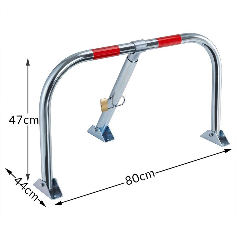 Casa si Gradina - Constructii - Scule de mana si unelte - Accesorii scule de mana - Bariera parcare, 800 x 470 x 440 mm, Gri modern - Infinity.ro