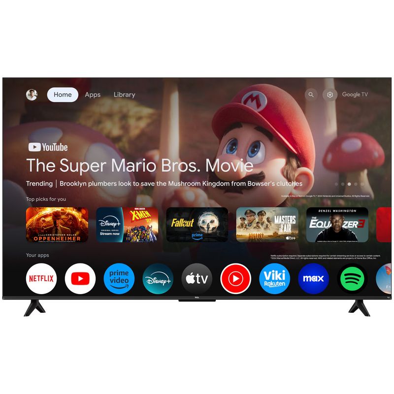 TV, Audio-Video si Foto - Televizoare - Televizor Smart QLED TCL 65T69C, 164 cm, Ultra HD 4K, Google TV, Clasa F - Infinity.ro