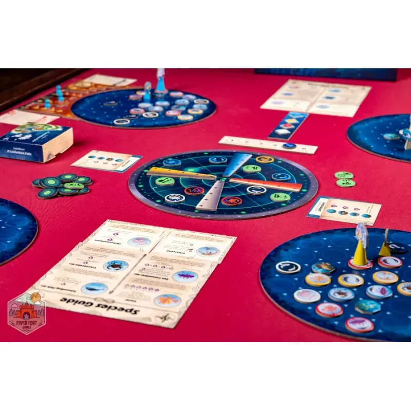 Jucarii, Copii si Bebe - Jucarii si jocuri - Jocuri si puzzle - Jocuri de societate - Joc de societate Fathom – Tile Laying & Deep Sea Exploration Board Game - Infinity.ro