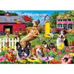Jucarii, Copii si Bebe - Jucarii si jocuri - Jocuri si puzzle - Puzzle - Puzzle 1000 piese Wild & Whimsical Dog Gone Good Day - Infinity.ro