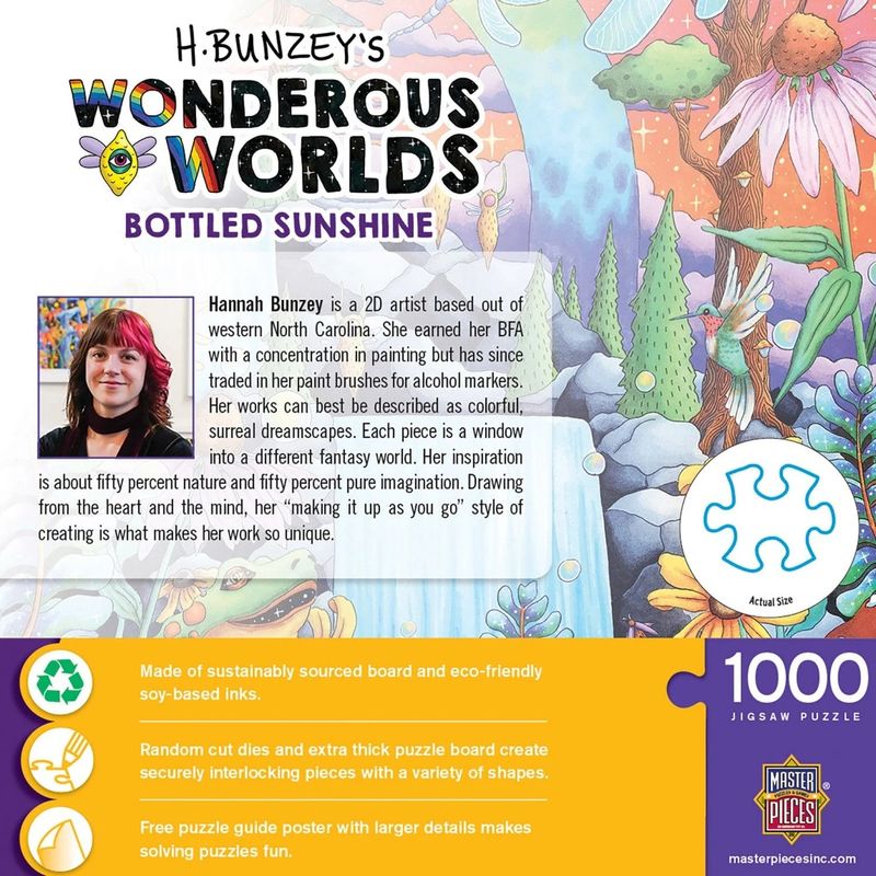 Jucarii, Copii si Bebe - Jucarii si jocuri - Jocuri si puzzle - Puzzle - Puzzle 1000 piese Wonderous Worlds Bottled Sunshine - Infinity.ro