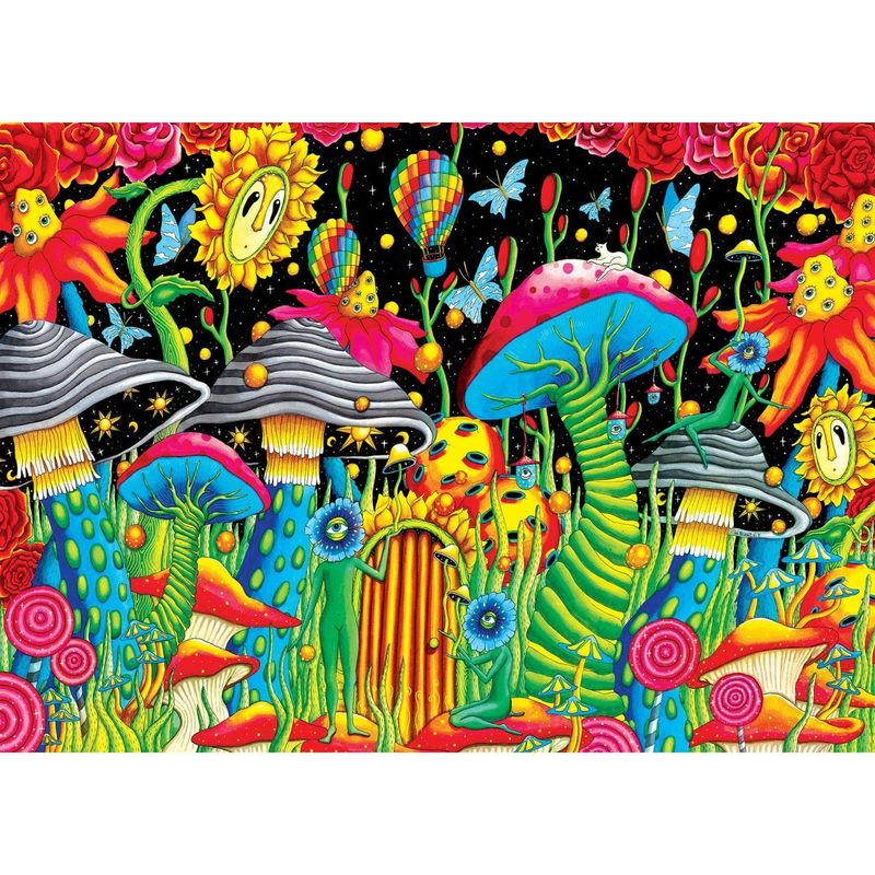 Jucarii, Copii si Bebe - Jucarii si jocuri - Jocuri si puzzle - Puzzle - Puzzle 1000 piese Wonderous Worlds Garden of Cosmic Delights - Infinity.ro