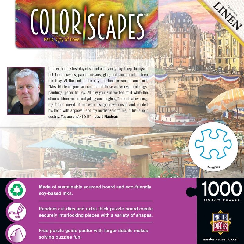 Jucarii, Copii si Bebe - Jucarii si jocuri - Jocuri si puzzle - Puzzle - Puzzle 1000 piese Colorscapes Paris City of Love – Master Pieces - Infinity.ro