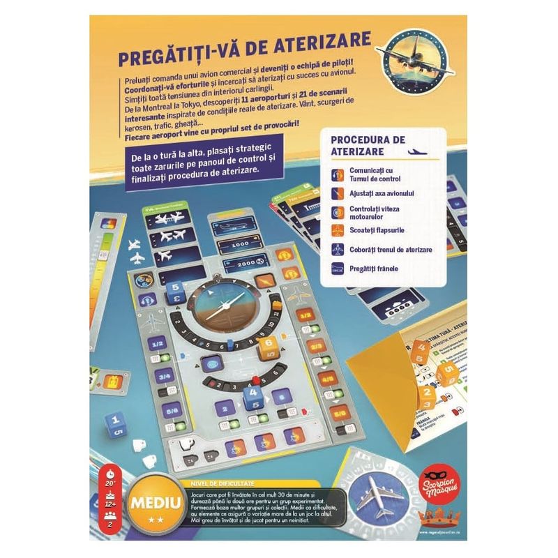 Jucarii, Copii si Bebe - Jucarii si jocuri - Jocuri si puzzle - Jocuri de societate - Sky Team – Joc cooperativ pentru 2 jucatori RO - Infinity.ro