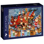 Jucarii, Copii si Bebe - Jucarii si jocuri - Jocuri si puzzle - Puzzle - Puzzle Bluebird Ready for Christmas Delivery Season – 1000 piese - Infinity.ro