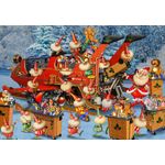 Jucarii, Copii si Bebe - Jucarii si jocuri - Jocuri si puzzle - Puzzle - Puzzle Bluebird Ready for Christmas Delivery Season – 1000 piese - Infinity.ro