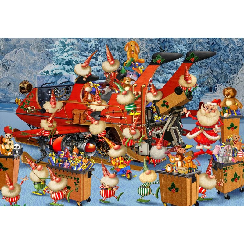 Jucarii, Copii si Bebe - Jucarii si jocuri - Jocuri si puzzle - Puzzle - Puzzle Bluebird Ready for Christmas Delivery Season – 1000 piese - Infinity.ro