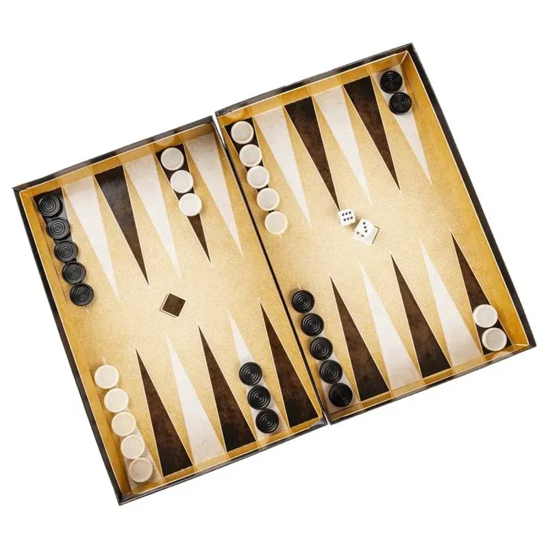 Jucarii, Copii si Bebe - Jucarii si jocuri - Jocuri si puzzle - Jocuri de societate - Set joc 2 in 1 Sah si Table – ROOVI Classic - Infinity.ro