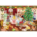 Jucarii, Copii si Bebe - Jucarii si jocuri - Jocuri si puzzle - Puzzle - Grafika Puzzle – Girl's Christmas Tea Party 1000 piese - Infinity.ro