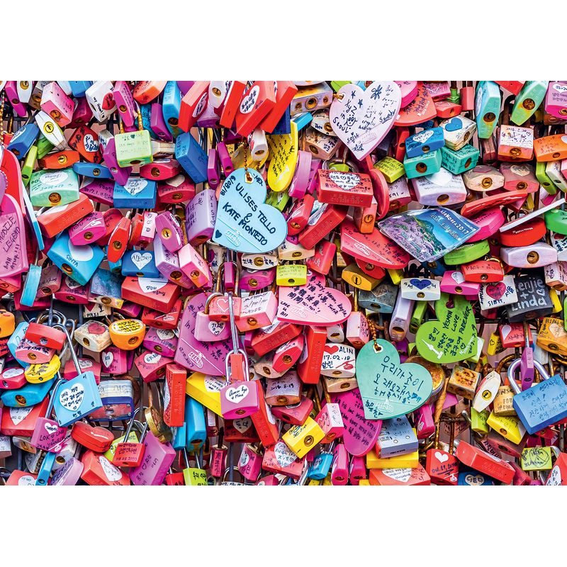 Jucarii, Copii si Bebe - Jucarii si jocuri - Jocuri si puzzle - Puzzle - Puzzle Alipson Love Padlocks – 1000 piese - Infinity.ro