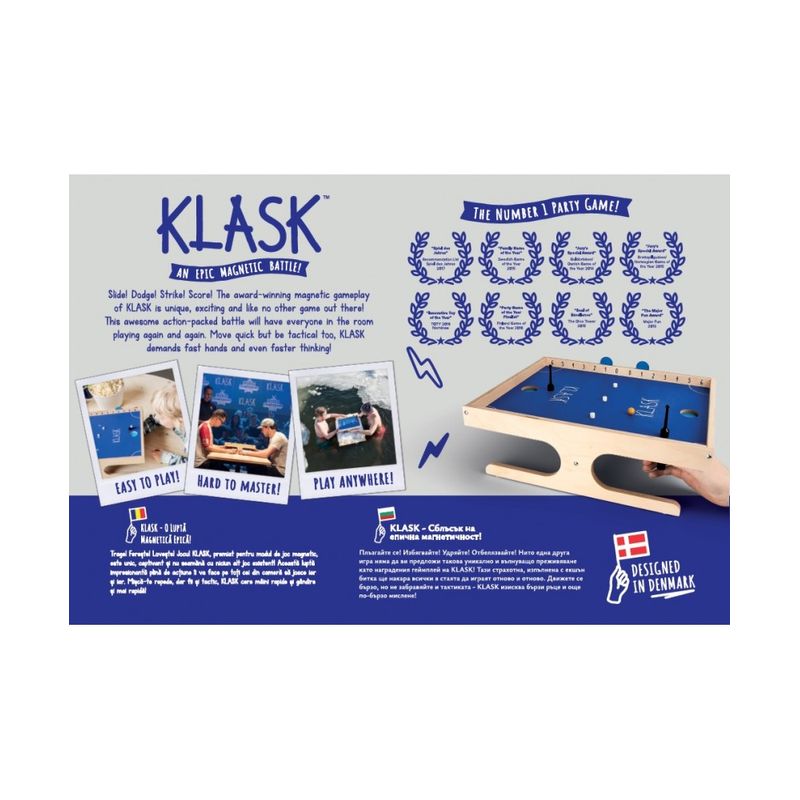 Jucarii, Copii si Bebe - Jucarii si jocuri - Jocuri si puzzle - Jocuri de societate - Klask – Joc de indemanare magnetic - Infinity.ro