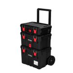 Casa si Gradina - Constructii - Depozitare, transport si protectie - Organizatoare si cutii scule - Carucior de Unelte cu 3 Cutii, Kraft&Dele, KD1077 - Infinity.ro