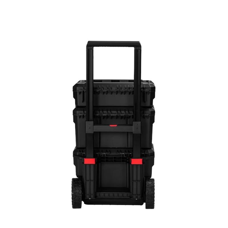 Casa si Gradina - Constructii - Depozitare, transport si protectie - Organizatoare si cutii scule - Carucior de Unelte cu 3 Cutii, Kraft&Dele, KD1077 - Infinity.ro