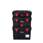 Casa si Gradina - Constructii - Depozitare, transport si protectie - Organizatoare si cutii scule - Carucior de Unelte cu 3 Cutii, Kraft&Dele, KD1077 - Infinity.ro