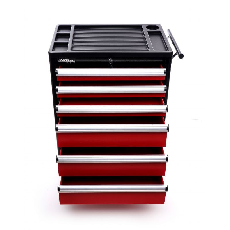 Casa si Gradina - Constructii - Depozitare, transport si protectie - Organizatoare si cutii scule - Dulap scule, gol 6 sertare, KD370, Kraft&Dele - Infinity.ro