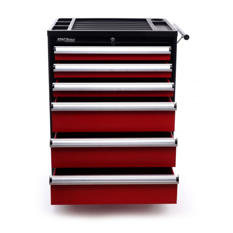 Casa si Gradina - Constructii - Depozitare, transport si protectie - Organizatoare si cutii scule - Dulap scule, gol 6 sertare, KD370, Kraft&Dele - Infinity.ro