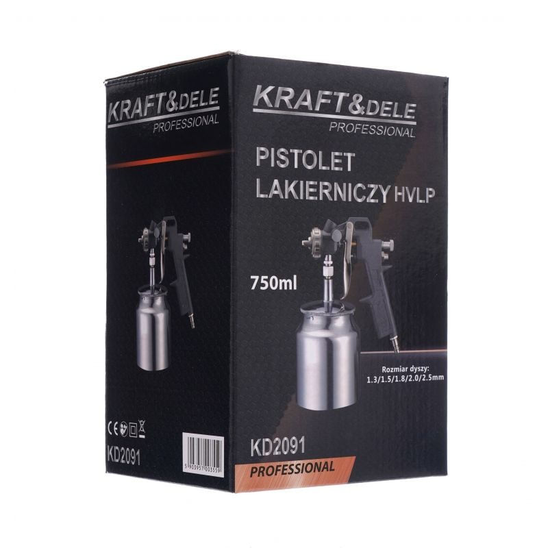 Casa si Gradina - Gradinarit si plante - Instalatii si accesorii pentru irigatii - Pompe apa - Pistol de pulverizare HVLP, 750 ml, KD2091, Kraft&Dele - Infinity.ro