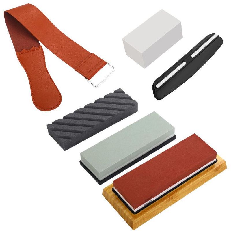 Casa si Gradina - Bucatarie si vesela - Ustensile bucatarie - Ascutitoare cutite - Piatre de ascutit cutite, Kraft&Dele, KD11271,7piese, set multifunctional - Infinity.ro