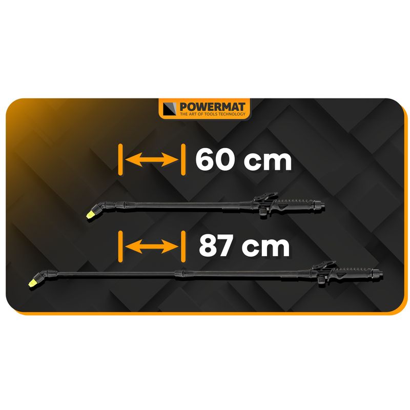 Casa si Gradina - Gradinarit si plante - Instalatii si accesorii pentru irigatii - Pompe apa - Pulverizator cu baterie, Powermat, 8 L 12 V 2 Ah, PM‑OA‑8KA - Infinity.ro