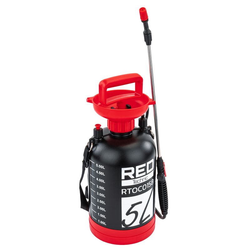 Casa si Gradina - Gradinarit si plante - Instalatii si accesorii pentru irigatii - Pompe apa - Pulverizator manual cu presiune, 5 L, RTOC0158 - Infinity.ro