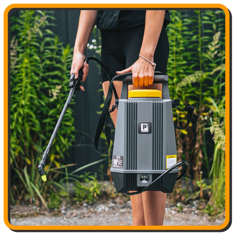 Casa si Gradina - Gradinarit si plante - Instalatii si accesorii pentru irigatii - Pompe apa - Pulverizator cu baterie, Powermat, 8 L 12 V 2 Ah, PM‑OA‑8KA - Infinity.ro