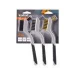 Casa si Gradina - Constructii - Scule electrice si accesorii - Accesorii polizare si slefuire - Set de 3 perii mici de sarma, 180mm, EXTOL PREMIUM, 8803901 - Infinity.ro