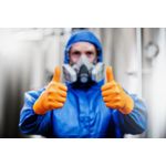 Casa si Gradina - Constructii - Echipamente de lucru - Manusi protectia muncii - Manusi din nitril orange pentru mecanici de unica folosinta GOGRIP XL - Infinity.ro