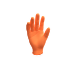 Casa si Gradina - Constructii - Echipamente de lucru - Manusi protectia muncii - Manusi din nitril orange pentru mecanici de unica folosinta GOGRIP XL - Infinity.ro