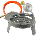 Sport si Outdoor - Camping - Bucatarie de camping - Arzatoare si accesorii - Arzator pentru butelie din fonta, Notig Tools, 9kW, B5821 - Infinity.ro