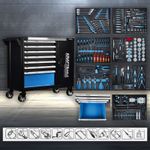 Casa si Gradina - Constructii - Depozitare, transport si protectie - Organizatoare si cutii scule - Dulap echipat cu scule, Kraft&dele, 309 piese, KD1069 - Infinity.ro