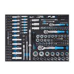 Casa si Gradina - Constructii - Depozitare, transport si protectie - Organizatoare si cutii scule - Dulap echipat cu scule, Kraft&dele, 309 piese, KD1069 - Infinity.ro