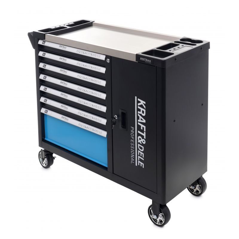 Casa si Gradina - Constructii - Depozitare, transport si protectie - Organizatoare si cutii scule - Dulap echipat cu scule, Kraft&dele, 309 piese, KD1069 - Infinity.ro