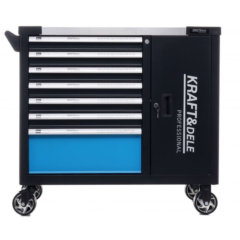 Casa si Gradina - Constructii - Depozitare, transport si protectie - Organizatoare si cutii scule - Dulap echipat cu scule, Kraft&dele, 309 piese, KD1069 - Infinity.ro