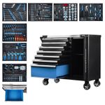 Casa si Gradina - Constructii - Depozitare, transport si protectie - Organizatoare si cutii scule - Dulap echipat cu scule, Kraft&dele, 309 piese, KD1069 - Infinity.ro