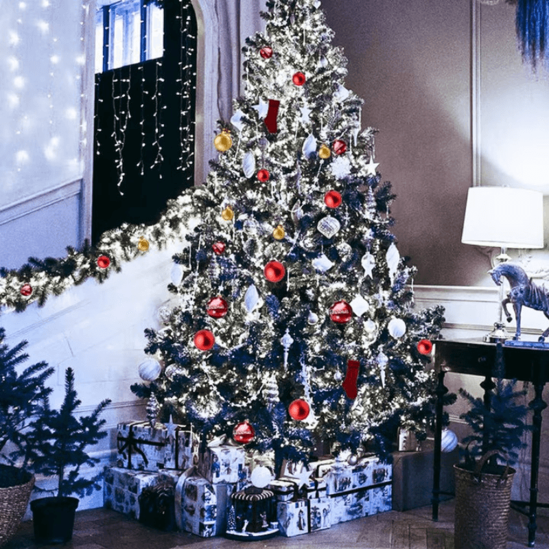 Casa si Gradina - Corpuri si surse de iluminat - Iluminat exterior - Instalatii luminoase exterior - Instalatie de Craciun Liniara , 50 m, interior/exterior, rezistenta la apa, alb rece - Infinity.ro