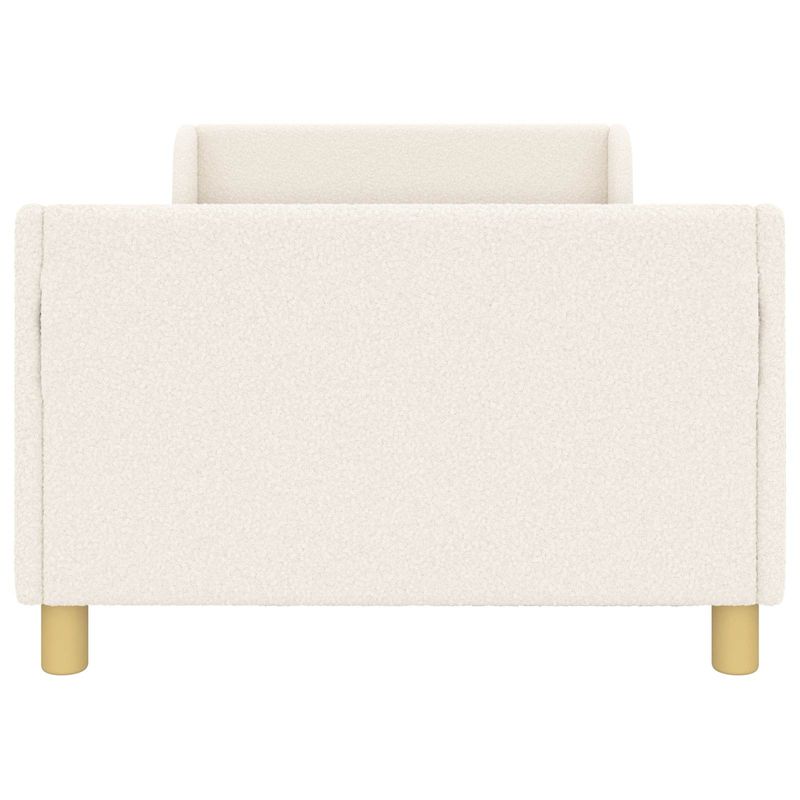 Casa si Gradina - Mobilier - Paturi si accesorii - Paturi - Cadru de pat pentru copii cu spatar Crem 80 x 200 cm - Infinity.ro