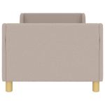 Casa si Gradina - Mobilier - Paturi si accesorii - Paturi - Cadru de pat pentru copii cu spatar Gri deschis 80 x 160 cm - Infinity.ro