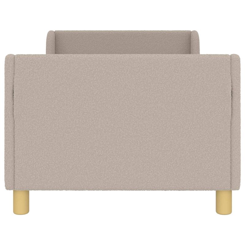 Casa si Gradina - Mobilier - Paturi si accesorii - Paturi - Cadru de pat pentru copii cu spatar Gri deschis 80 x 160 cm - Infinity.ro