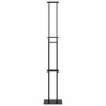 Casa si Gradina - Decoratiuni - Decoratiuni petrecere - Accesorii pentru petrecere - Panouri pentru Targuri 2 pcs Negru 30 x 24 x 208 cm Fier - Infinity.ro
