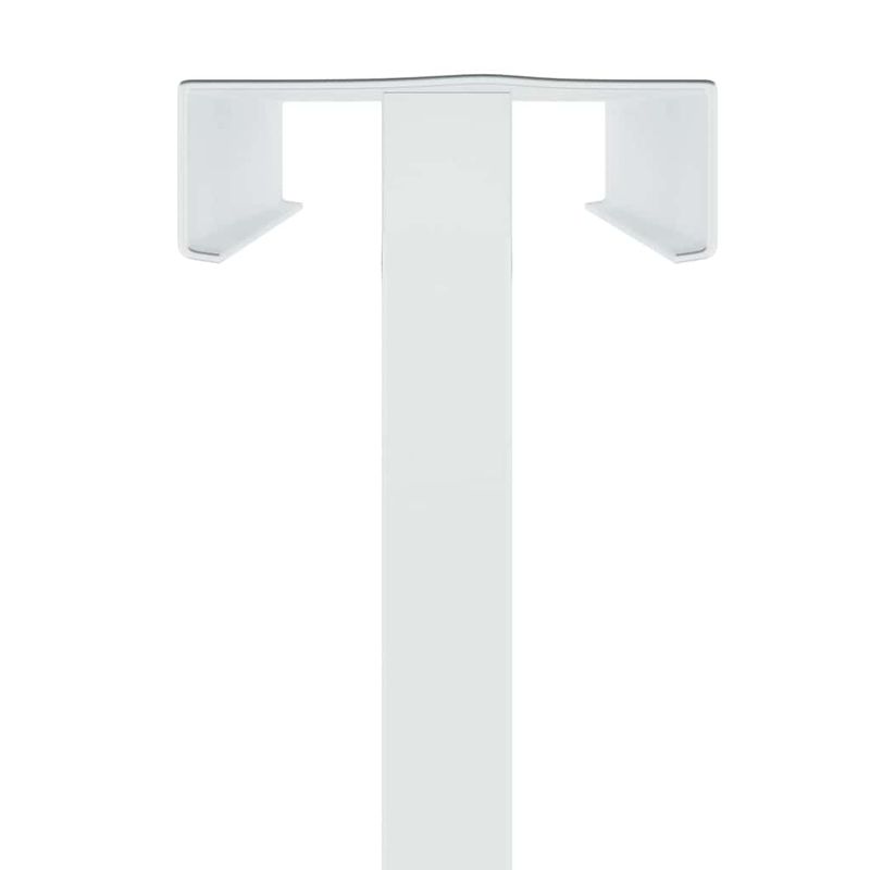 Casa si Gradina - Decoratiuni - Pereti despartitori si paravane - Panouri pentru Targuri 2 pcs Alb 30 x 24 x 208 cm Fier - Infinity.ro