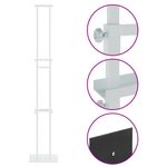 Casa si Gradina - Decoratiuni - Pereti despartitori si paravane - Panouri pentru Targuri 2 pcs Alb 30 x 24 x 208 cm Fier - Infinity.ro